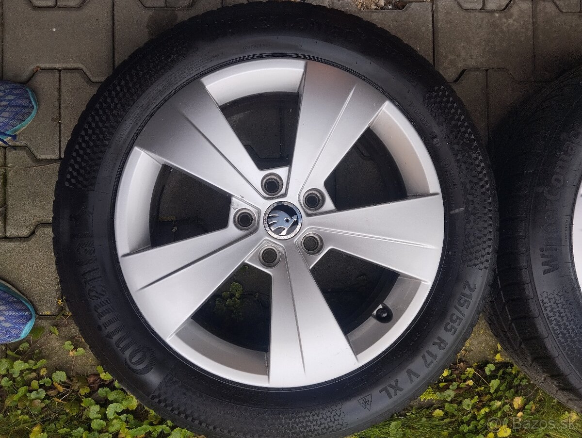 5x112 R17 Originál Škoda Superb 3 - 6
