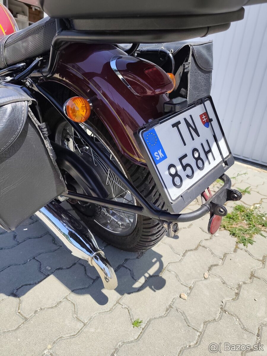 Jawa 300CL , plexi , ťažné , kufor, brašne - 6