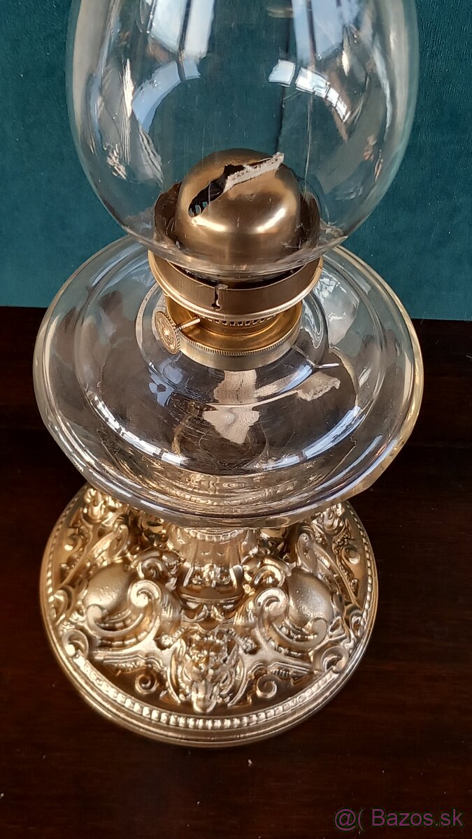 Starožitná petrolejová lampa - 6