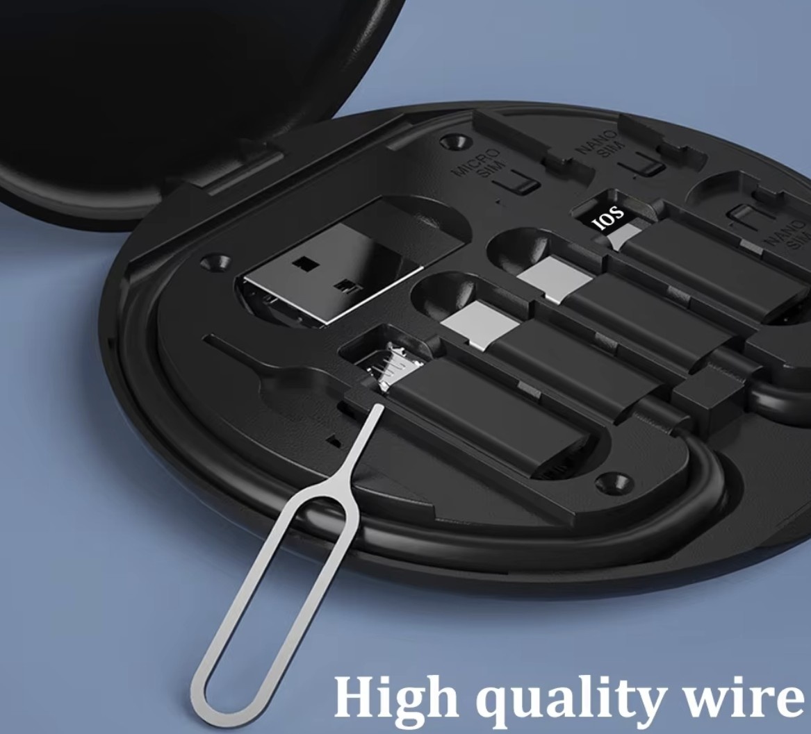 Multi 65W Adapter Kit USB-A USB-C Mikro USB SiM SD - 6