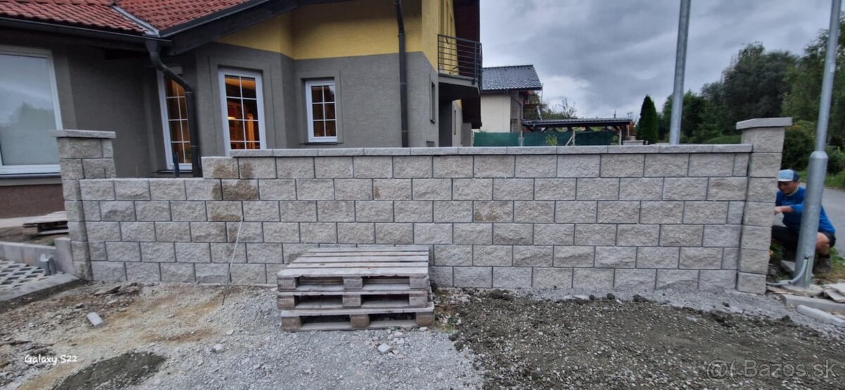 Gabionove múry,hrubé stavby - 6