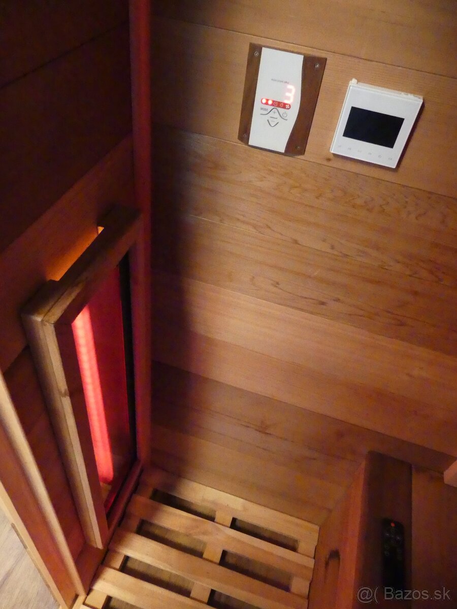 infra sauna pre 3 osoby do interieru vyrobena na zakazku - 6