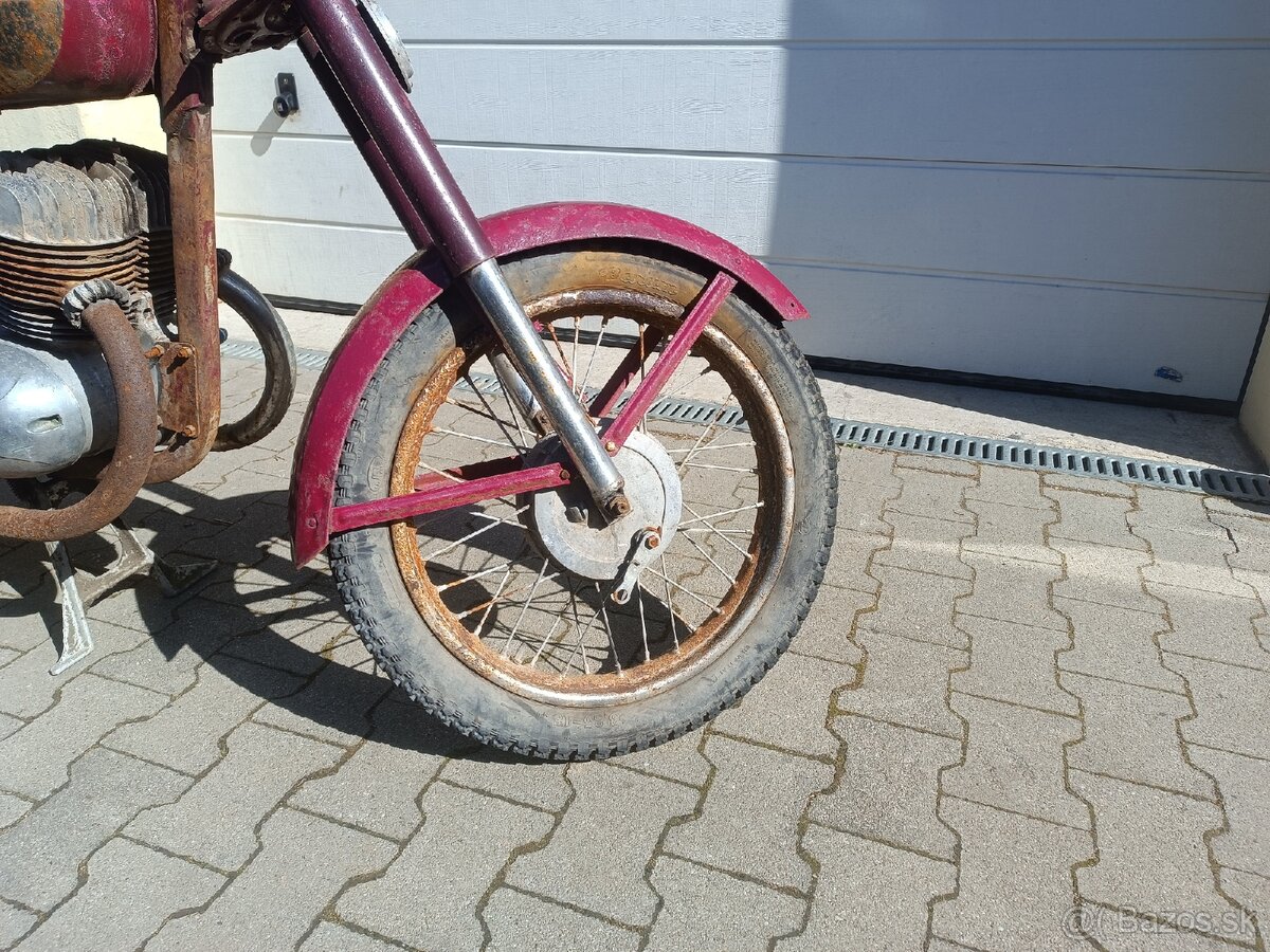 Jawa 350 typ 360 nepojazdný vrak - 6