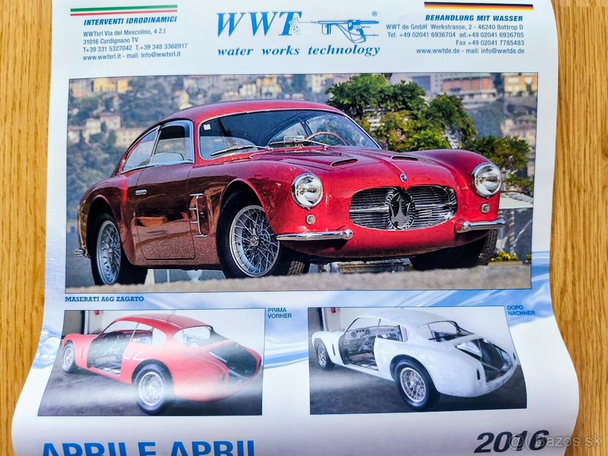 talianske nástenné kalendáre 2016 - 6