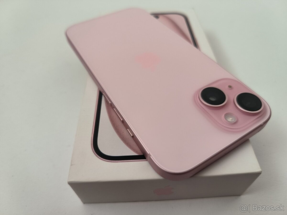 apple iphone 15 Plus 128gb Pink / Batéria 88% - 6