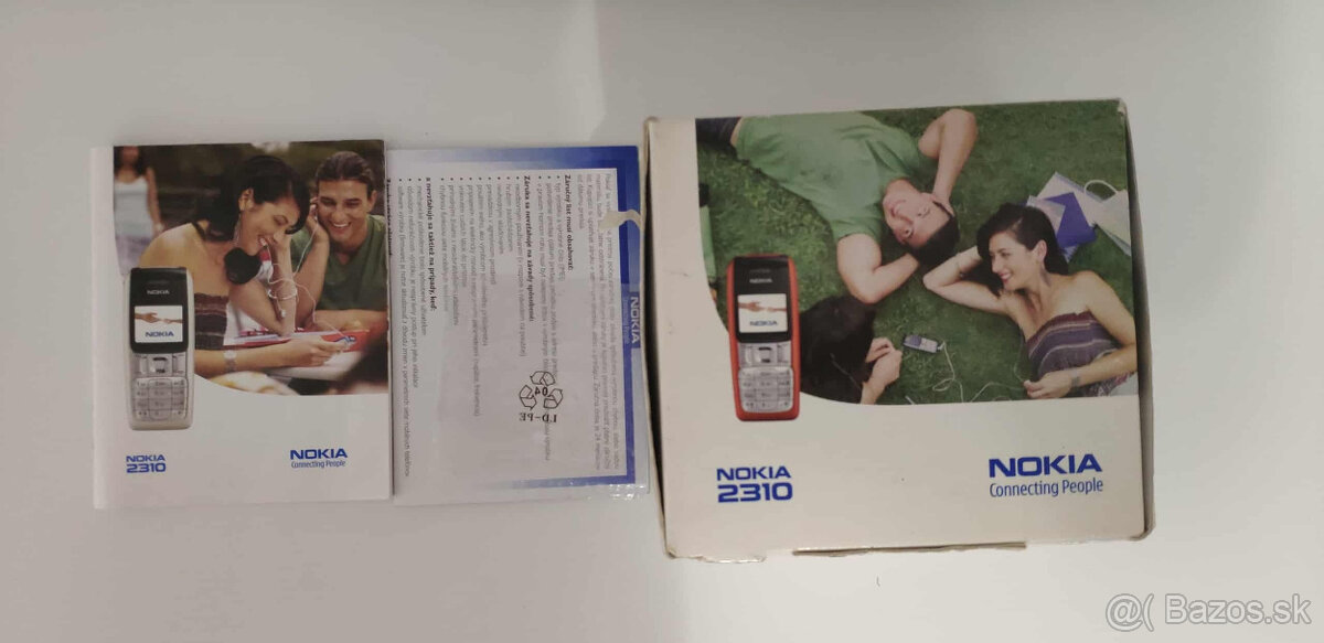Predám originál box, nabijačku a manuál pre Nokiu 2310 - 6