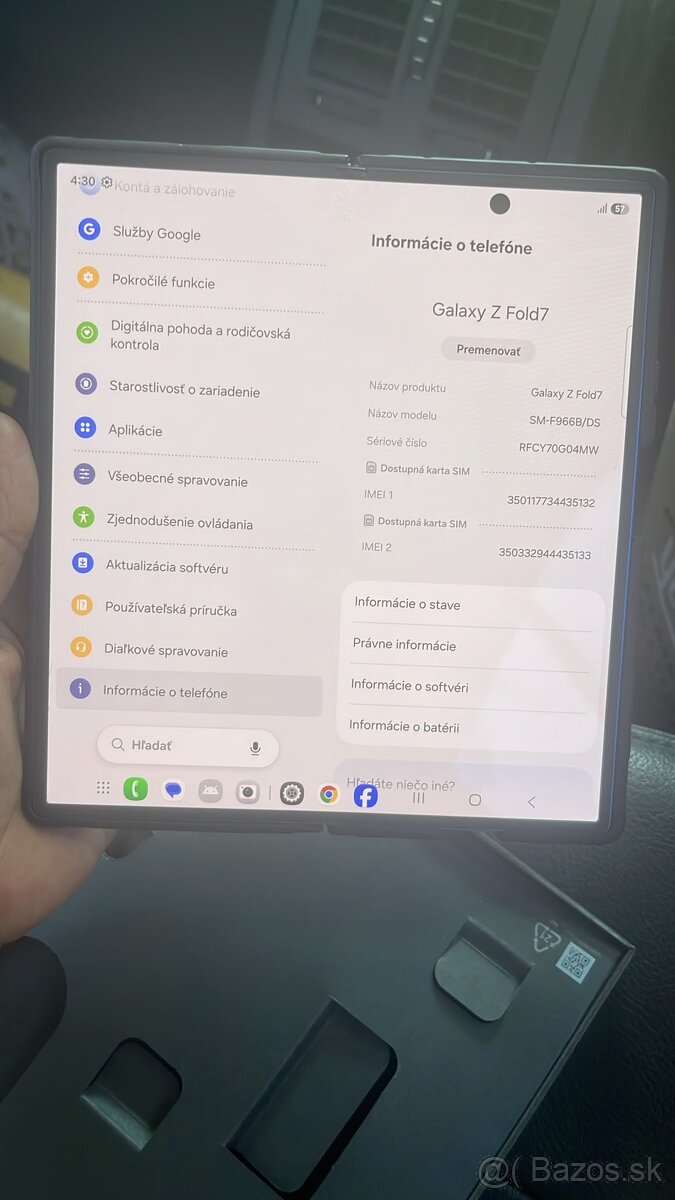 Samsung galaxy Zfold 7 512 - 6