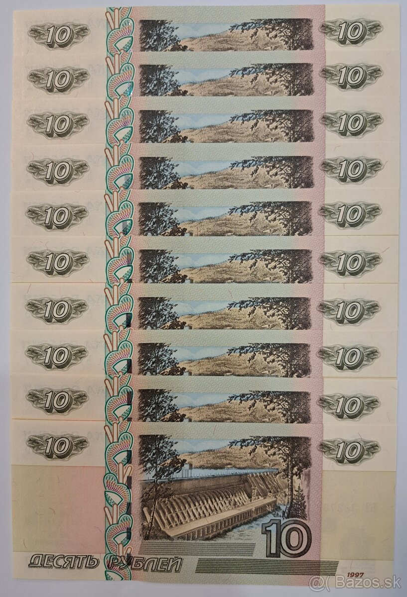 Mince bankovky Rusko UNC - 6