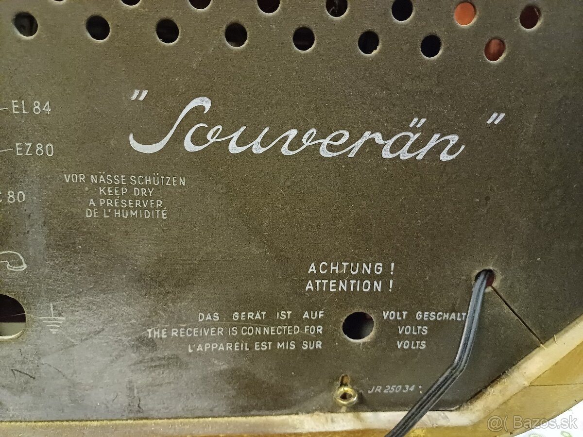 Staré rádio Hornyphon - 6