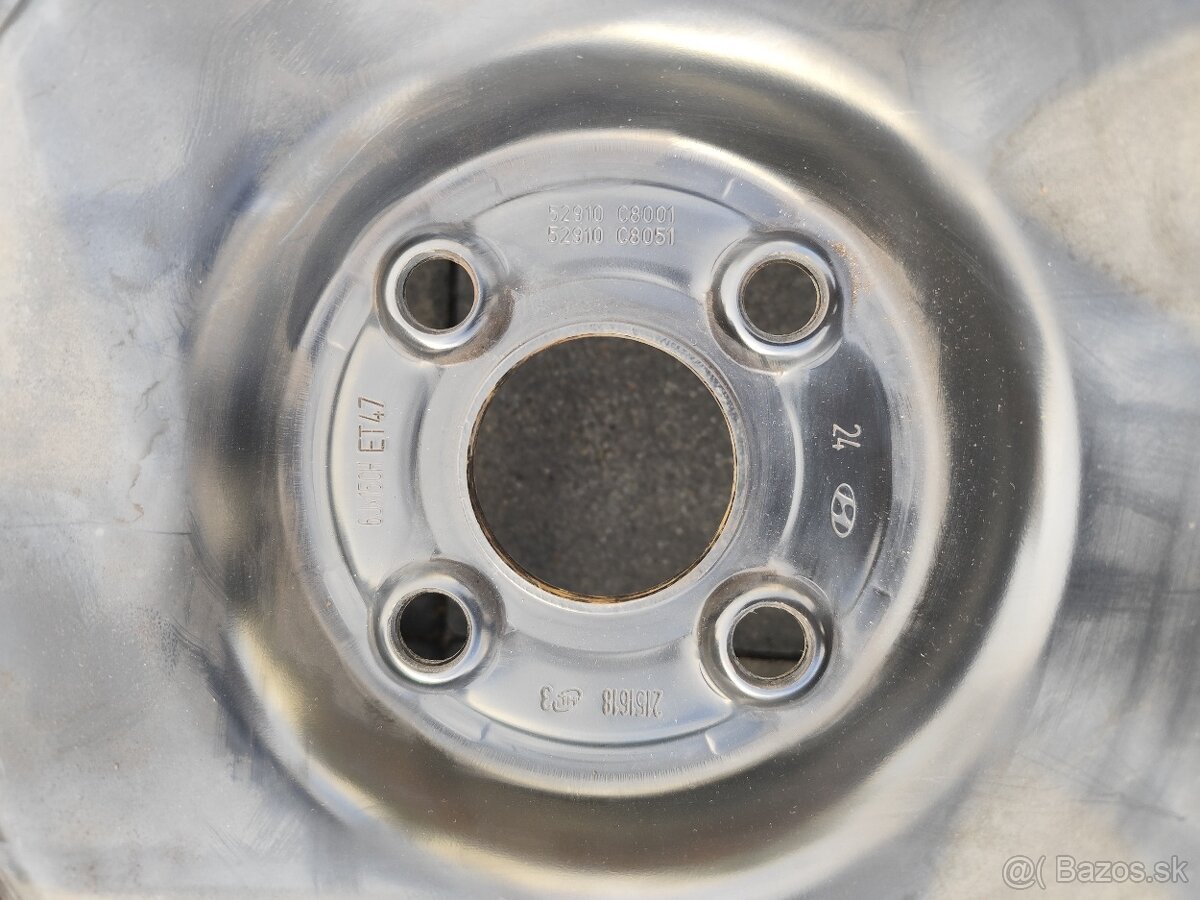 4x100 R15 Plechove disky - 6