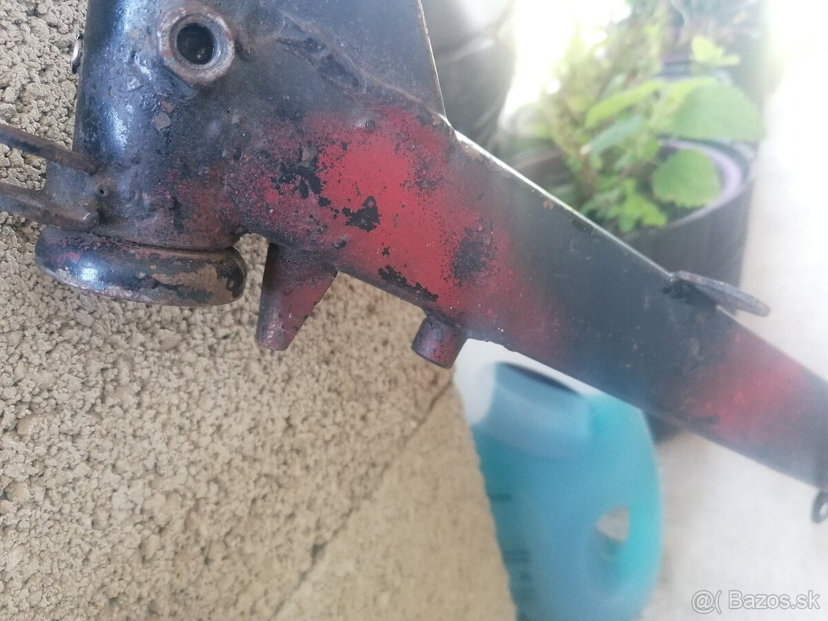 Predám rám so zadnou vidlicou na Jawa 23 mustang - 6