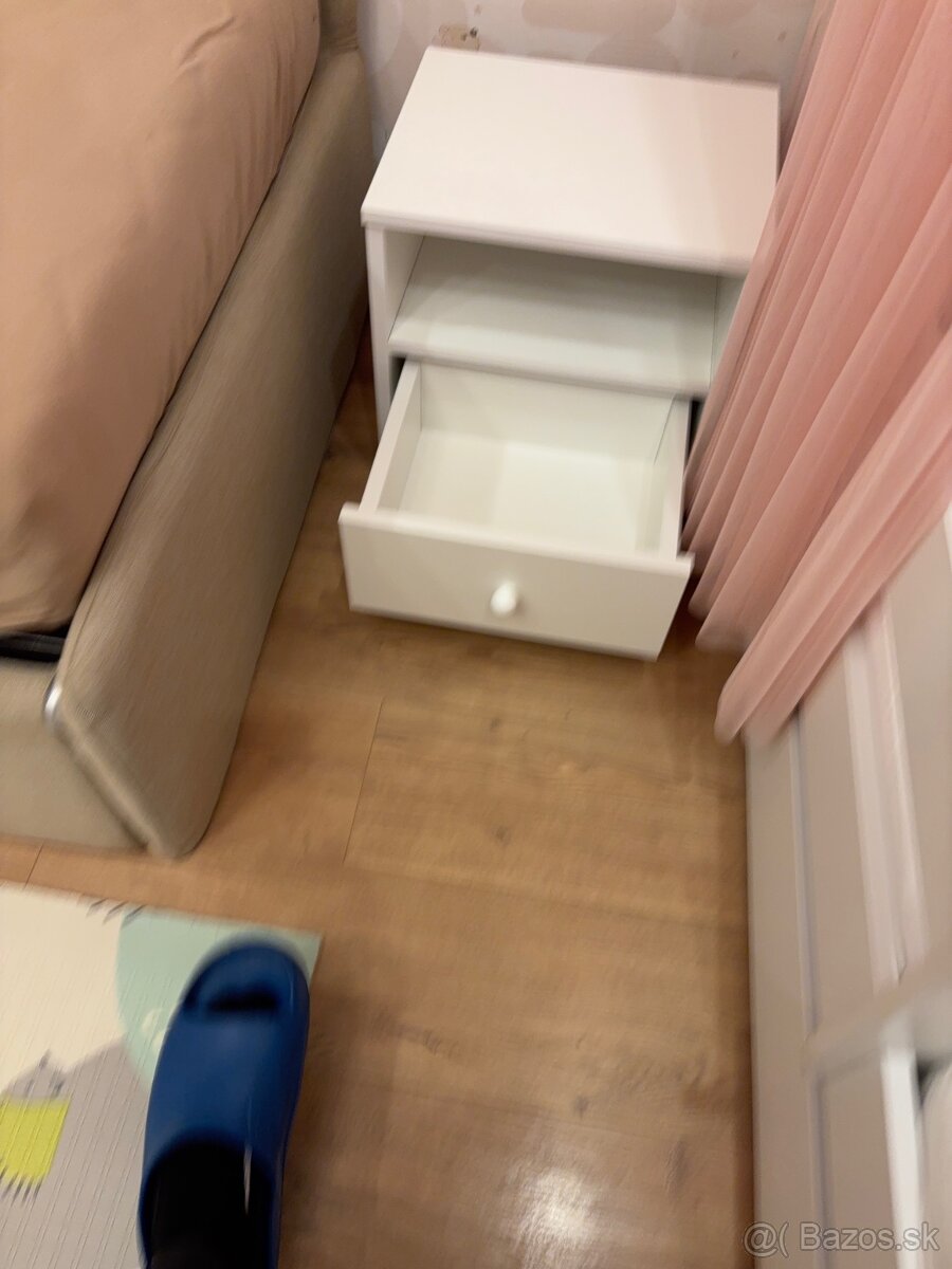 Detská posteľ s úložným priestorom + matrac + nočný stolík - 6