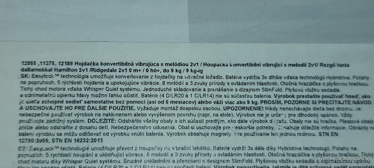 Hojdacie kresielko - 6