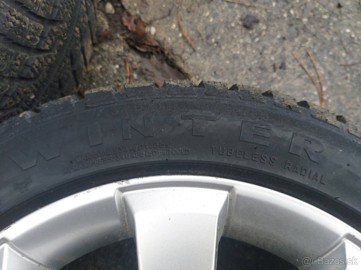 Zimní ALU BORBET OPEL R15 s pneu METEOR WINTER 185/55 R15 - 6