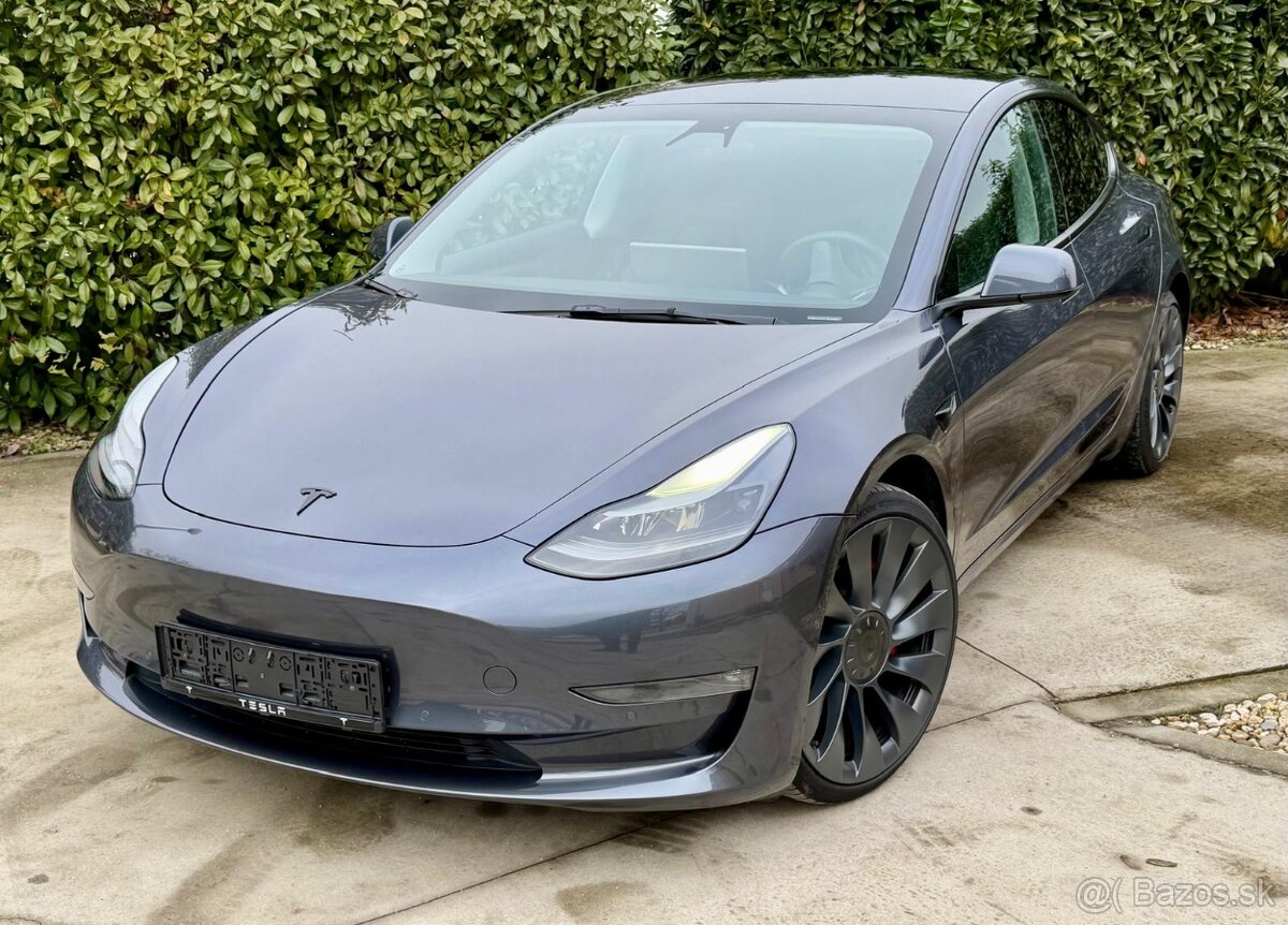 TESLA MODEL3 Performance 377KW 2021/10,TEPELNE,ZIMNA SADA - 6