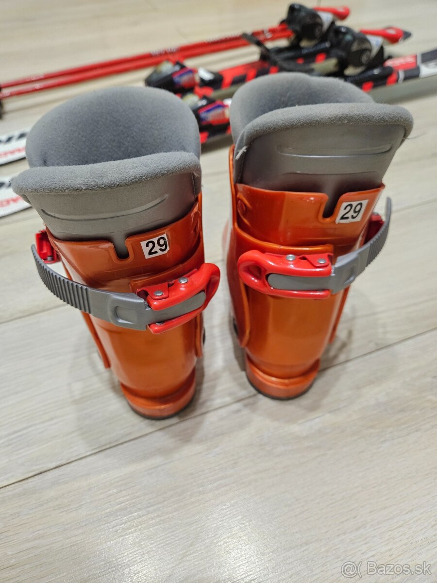 Predám detské lyže, lyžiarky a palice - 6