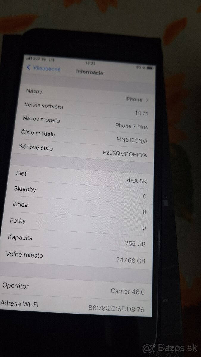 Iphone 7 plus 256GB na nahradne diely - 6