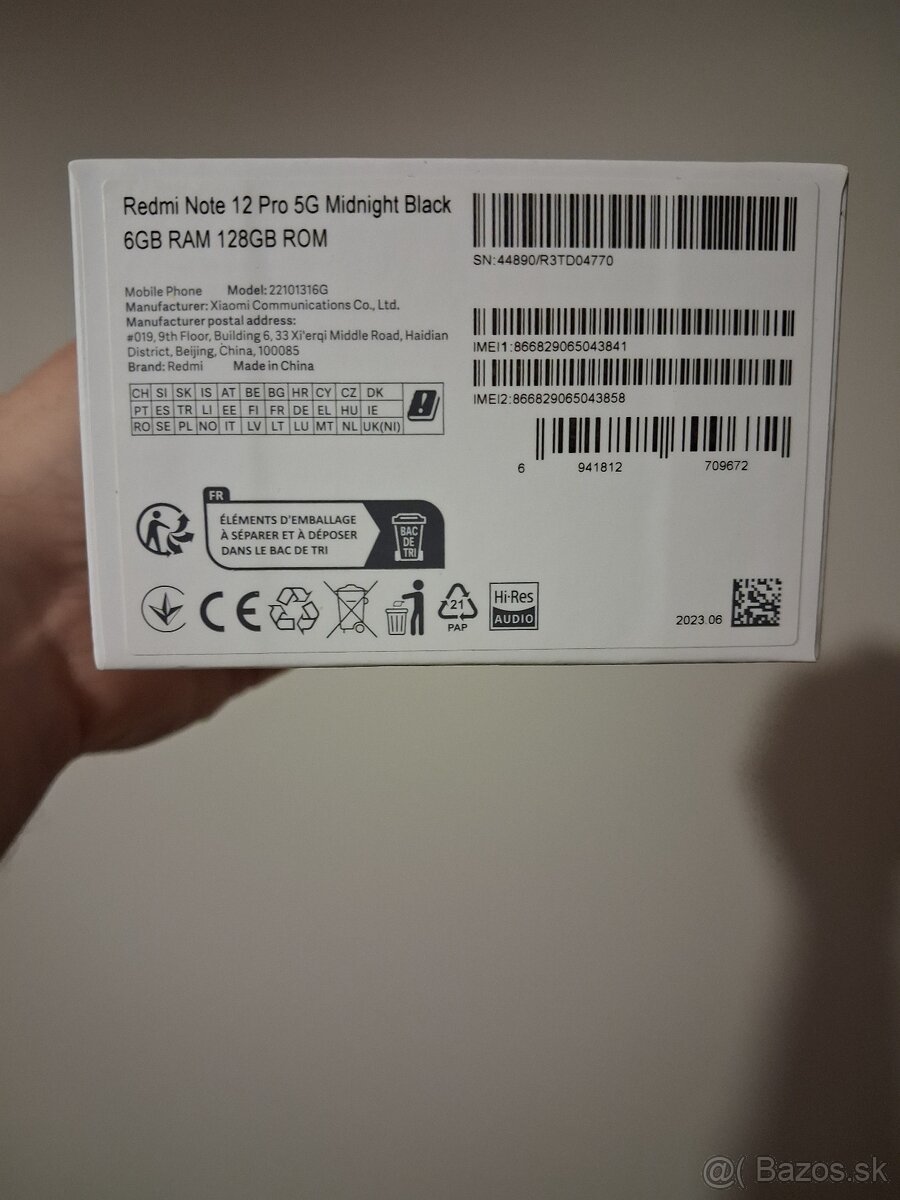 Xiaomi Redmi Note 12 Pro 5g - 6