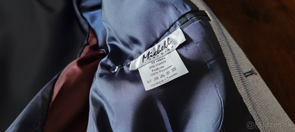 Chlapčenský oblek veľ. 10 rokov, asi 140 - 6