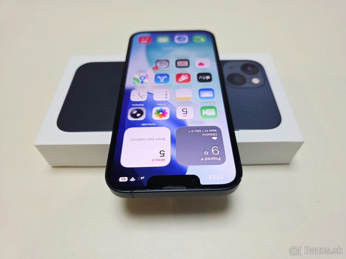 APPLE IPHONE 13 128GB MIDNIGHT BATERKA 100% - 6