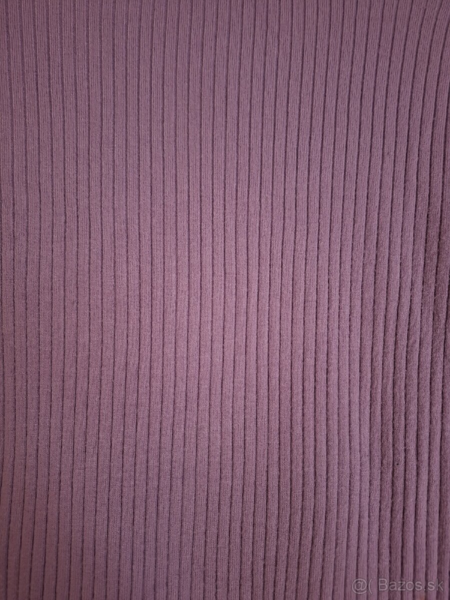 Fialové dlhé šaty, S - 6