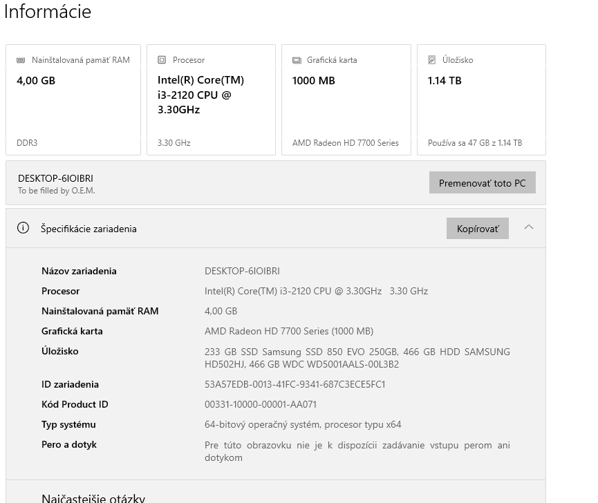 PC skrinku Tracer s windows 10 pro - predám. - 6