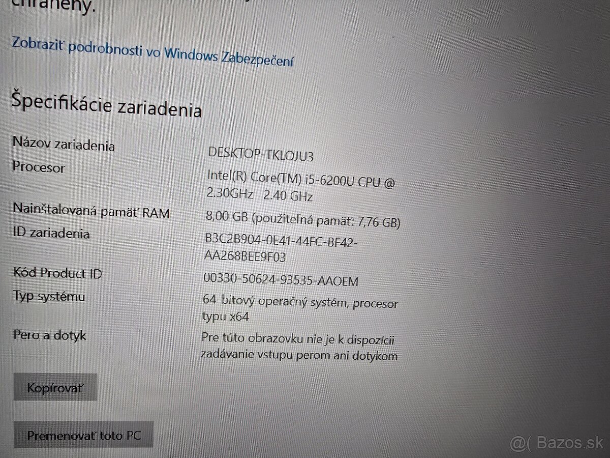 Odolne Lenovo L560 plnefunkcne s 8gb ram 256gb ssd diskom a - 6