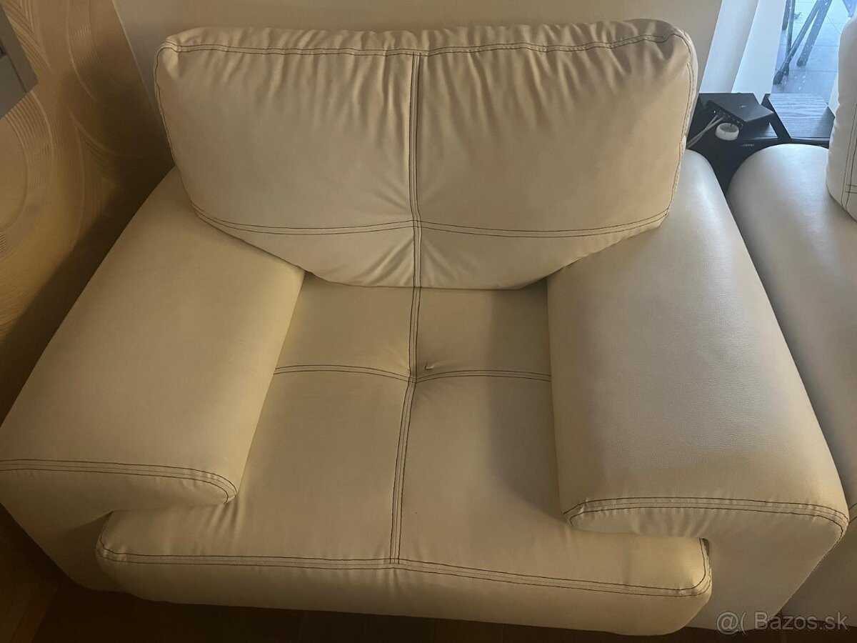 Sedacia súprava 3+2+1 ekokoža - 6