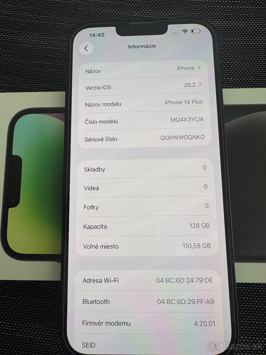 iPhone 14 Plus 128GB,cierny - 6