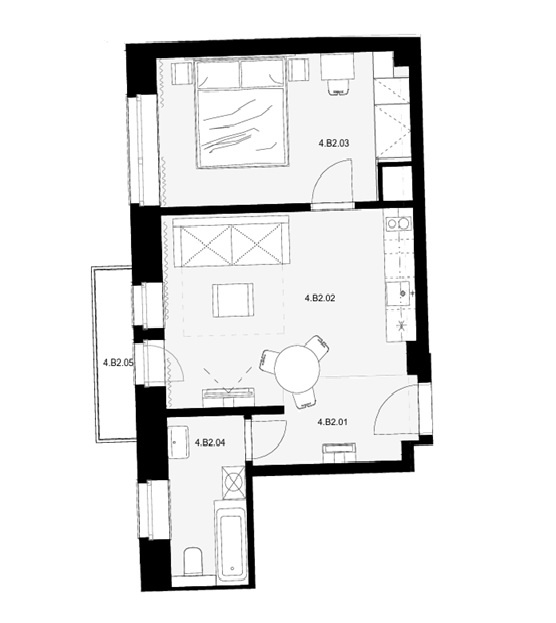 Na predaj 2 izb. byt, ul. Zilinska, Bratislava - Staré Mesto - 6