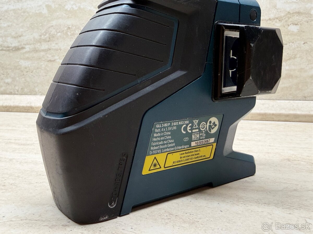 Bosch GLL 3-80 C – čiarový laser 3× 360° - 6