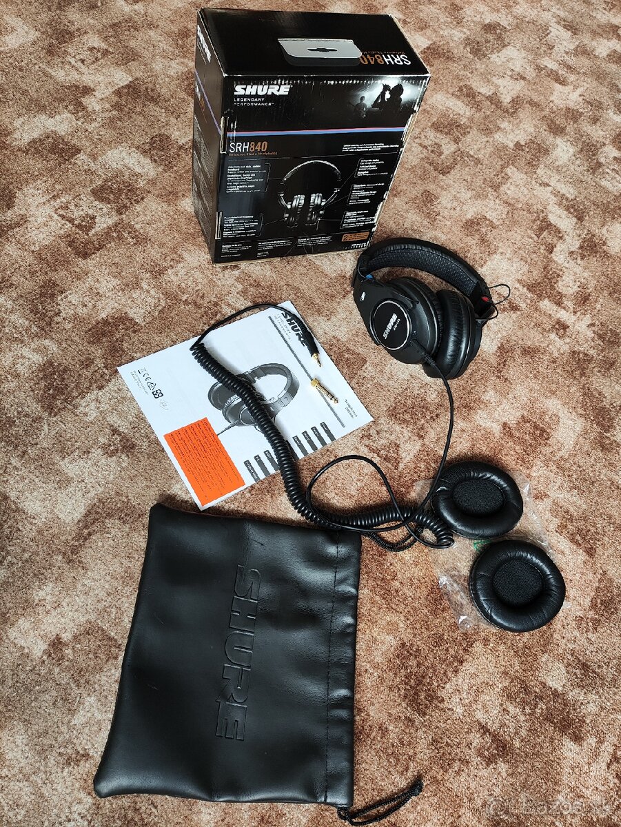 Shure SRH 840 Štúdiové slúchadlá - 6