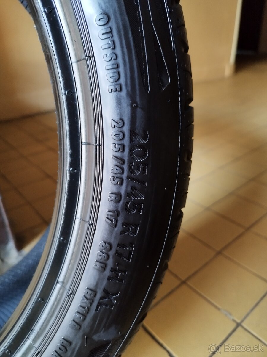 letne pneumatiky 205/45 r17 continental - 6