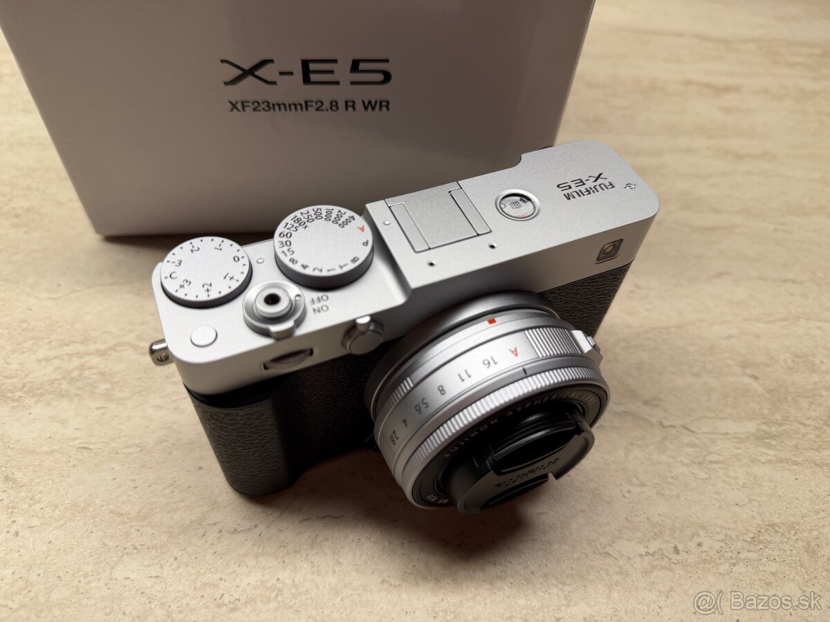 Fujifilm X-E5 + XF 23 mm WR strieborný, nový - 6