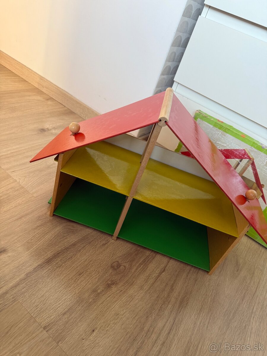 Retro drevený domček Tofa - 6