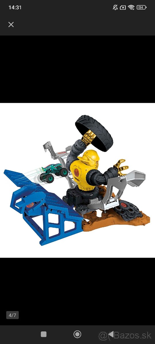 Hot Wheels Monster Trucks Mega-Wrex vs Crushzilla - 6