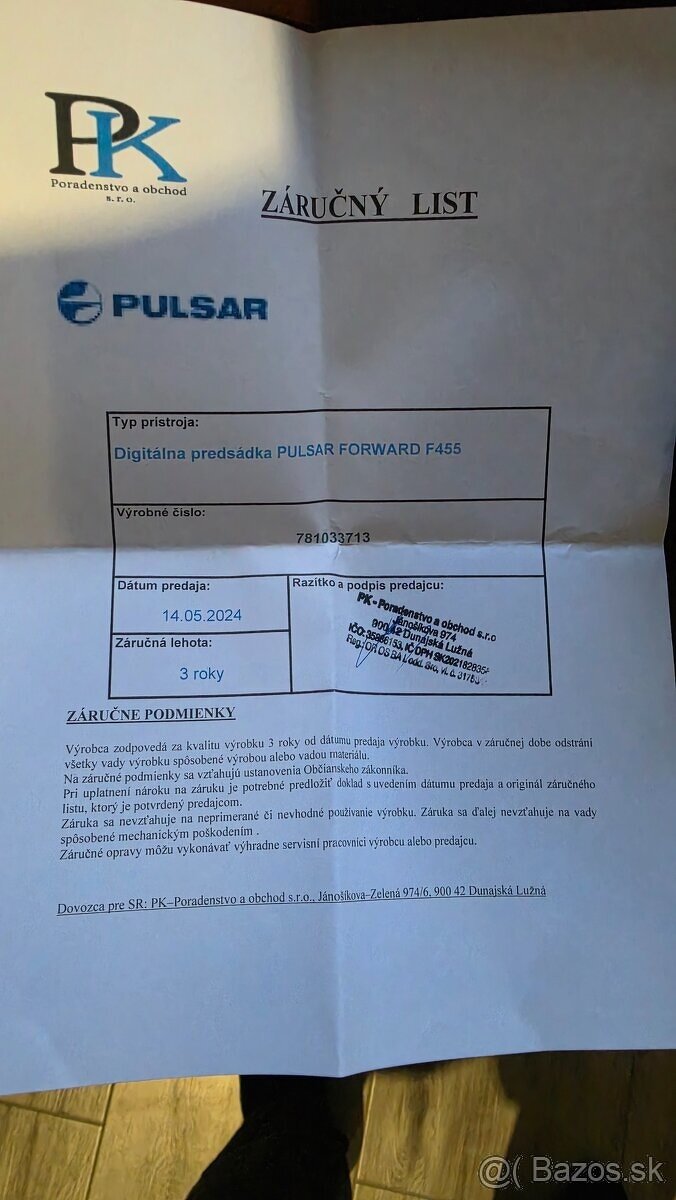 Predsadka Forward FN 455 - 6