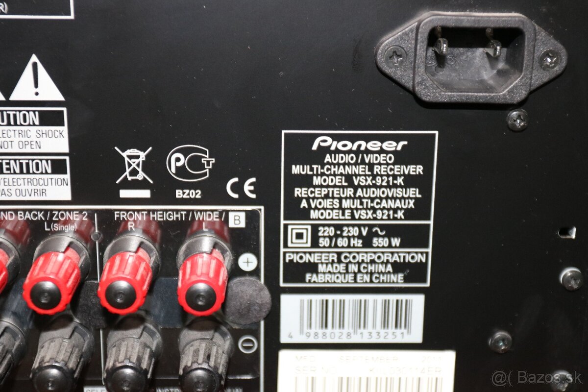 Pioneer VSX-921-K + DO - 6