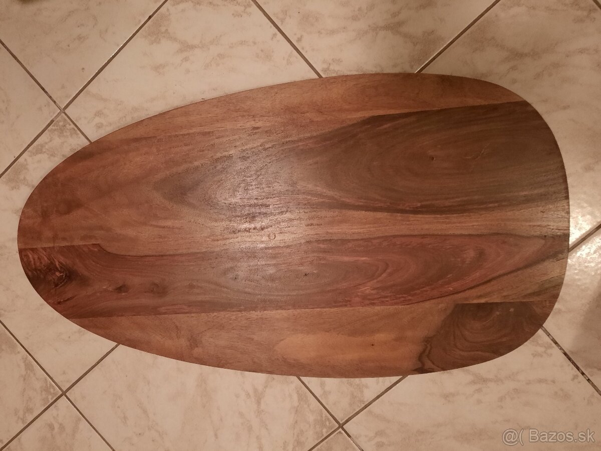 Set 2 stolíkov oval palisander / konferenčný stolík - 6