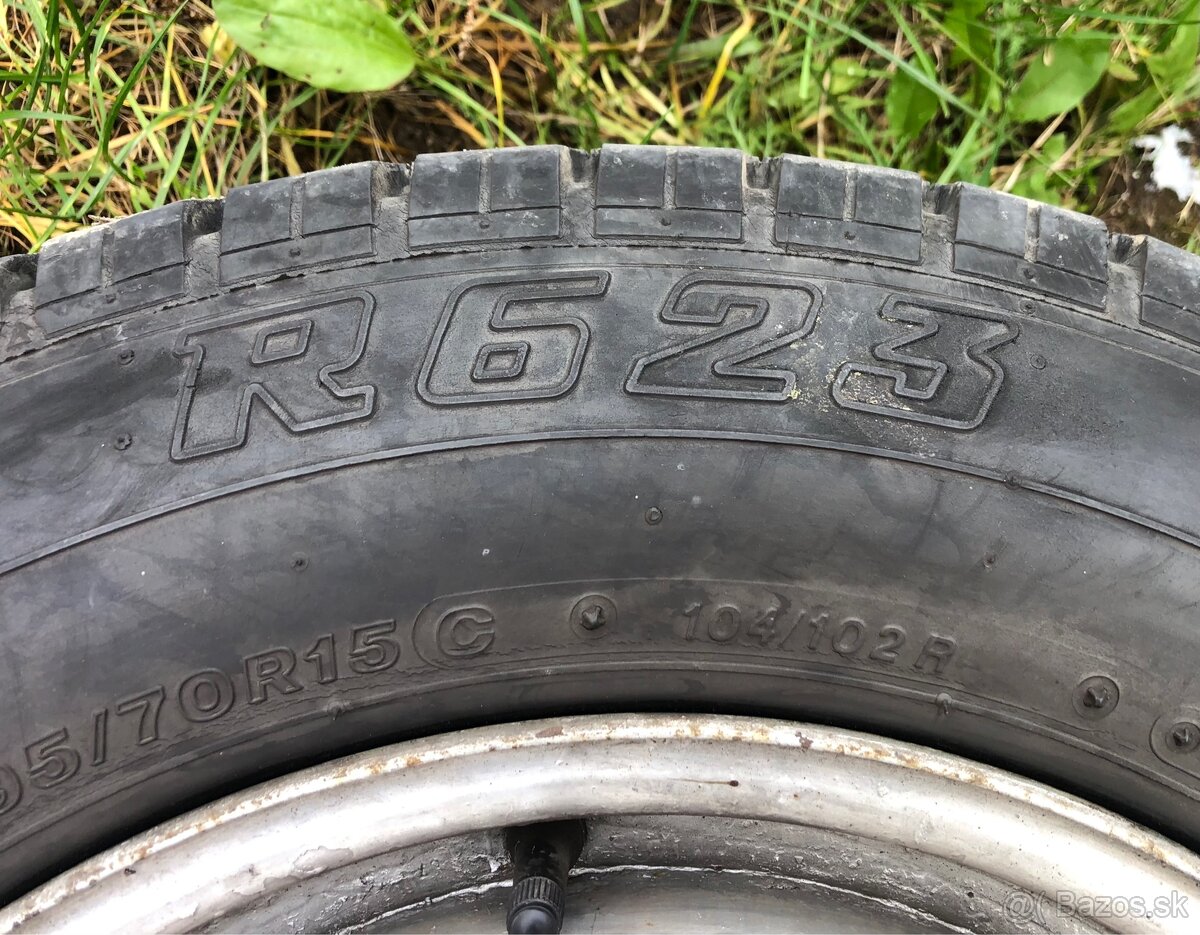 BRIDGESTONE 195/70 R15C letné - 6