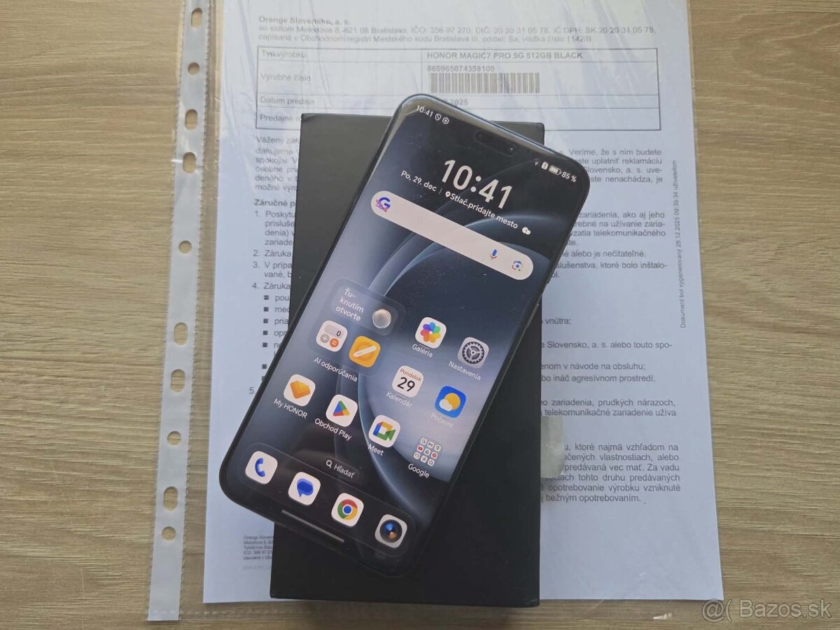 HONOR Magic7 Pro 12GB/512GB Black,top, zaruka - 6