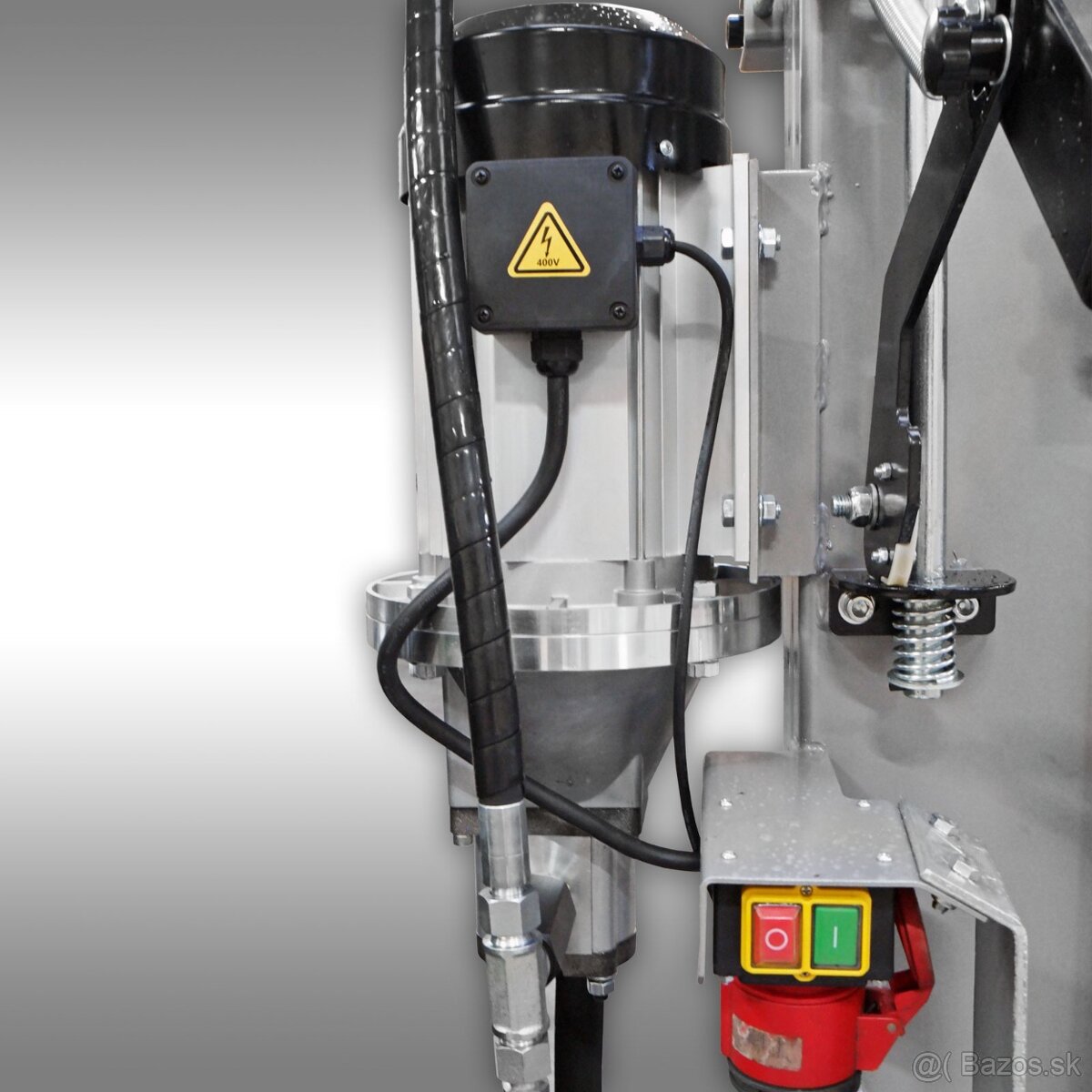 Štiepačka dreva Jansen TS-30K, 30 t kombi (PTO + elektrika), - 6