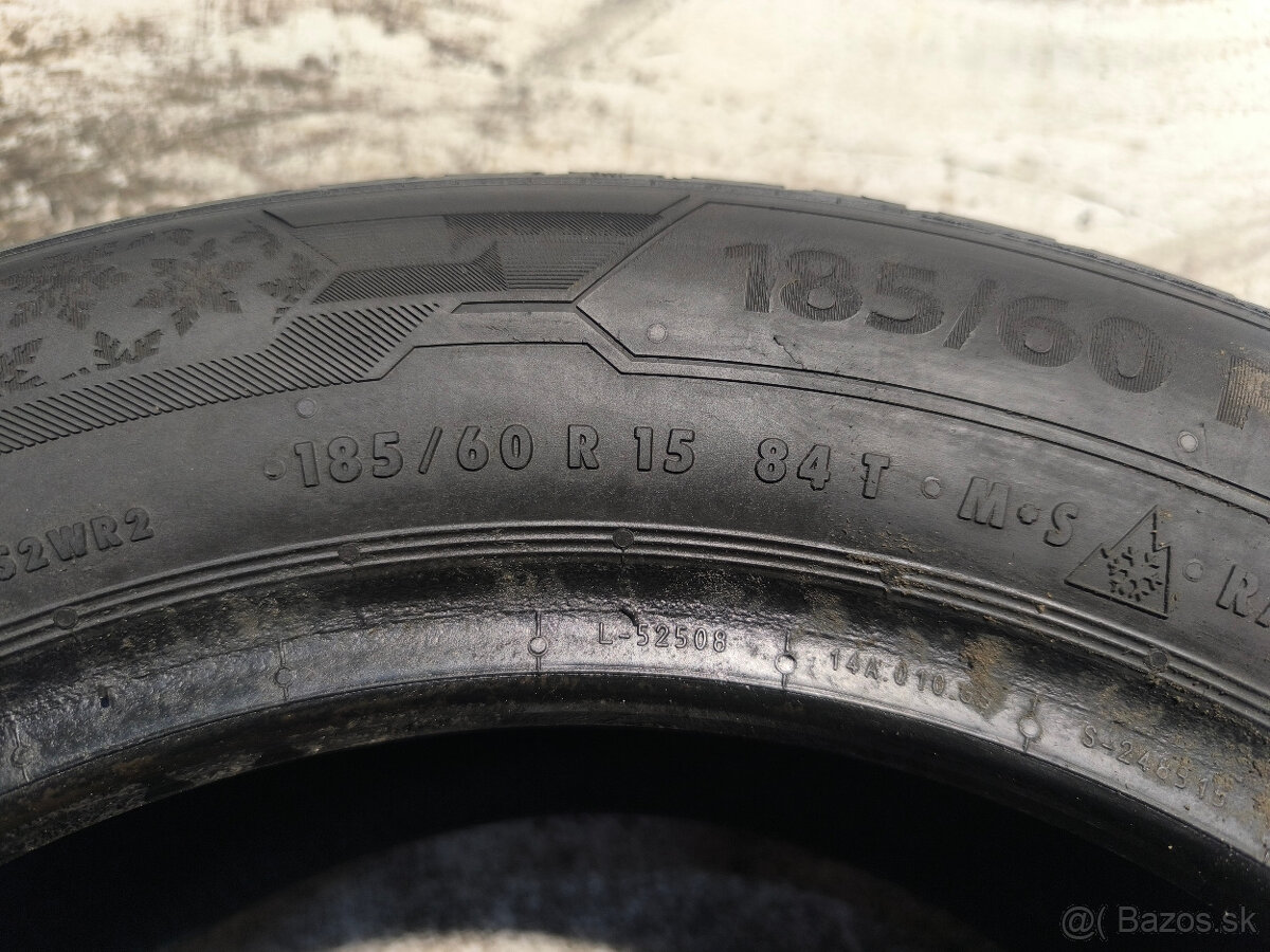 185/60 R15 Zimné pneumatiky Barum Polaris 2 kusy - 6