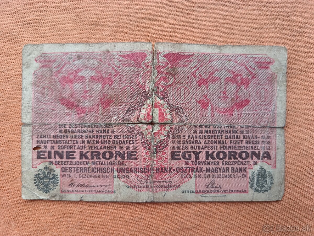 Bankovky ČSR - 1 - 6