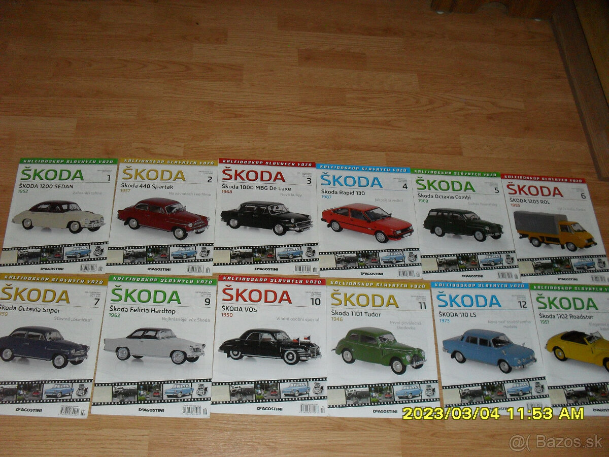 ZBIERKA /MODELY ŠKODA 1:43/ - 6