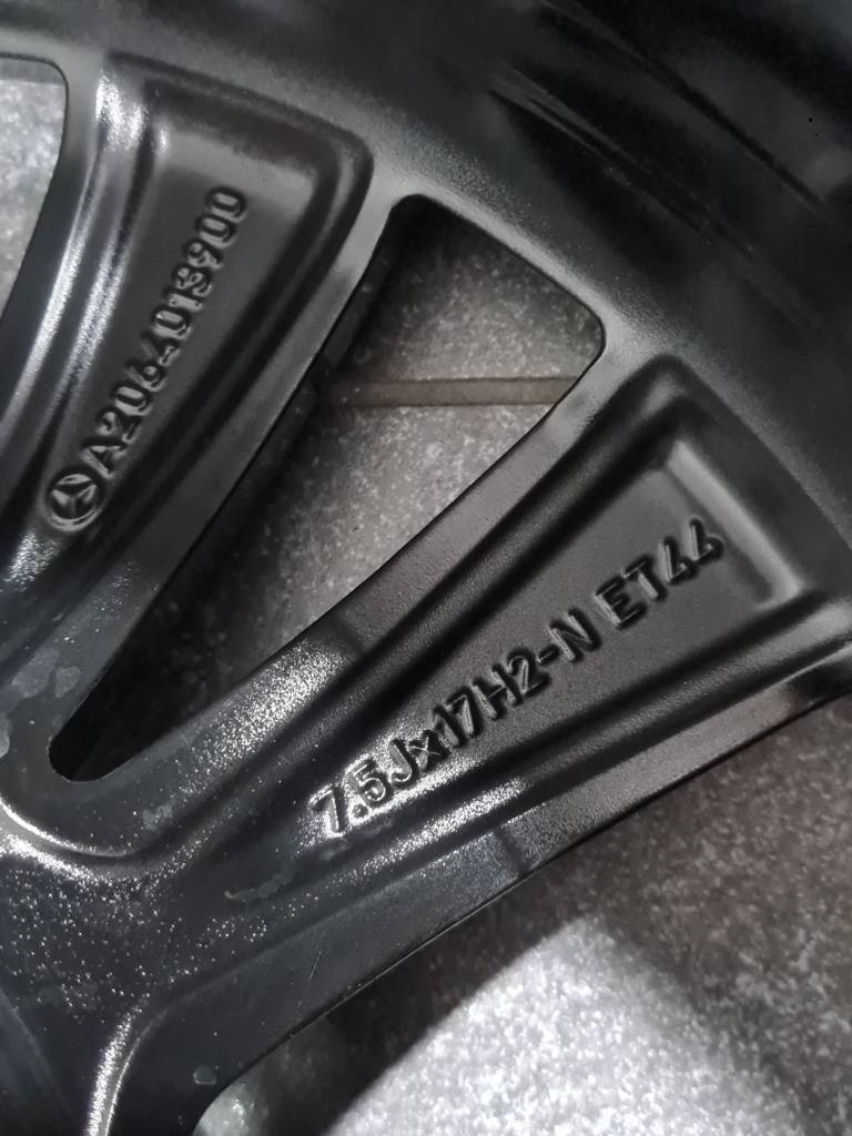 Original Mercedes alu disky R17 7.5Jx17 ET46 5x112 - 6