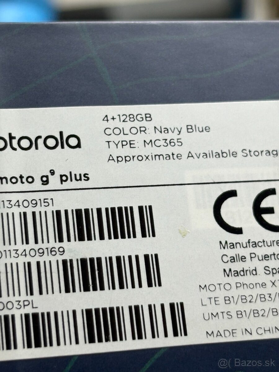 MOTOROLA G9 PLUS 128GB modrá - 6