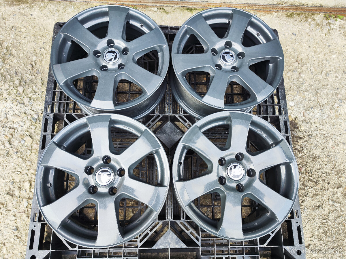 Alu sada = 5x112 = R16 = AUTEC / ŠKODA = NOVÉ - 6
