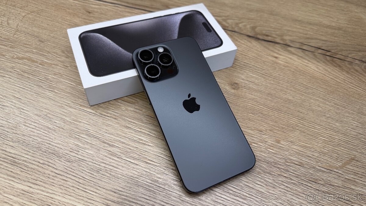 Apple iPhone 15 Pro Max 256GB Black Titanium - 6
