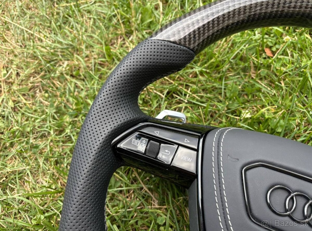 -AUDI VOLANT KARBONOVY A6 A7 C8 Q8 S8 SQ8 E-TRON - 6
